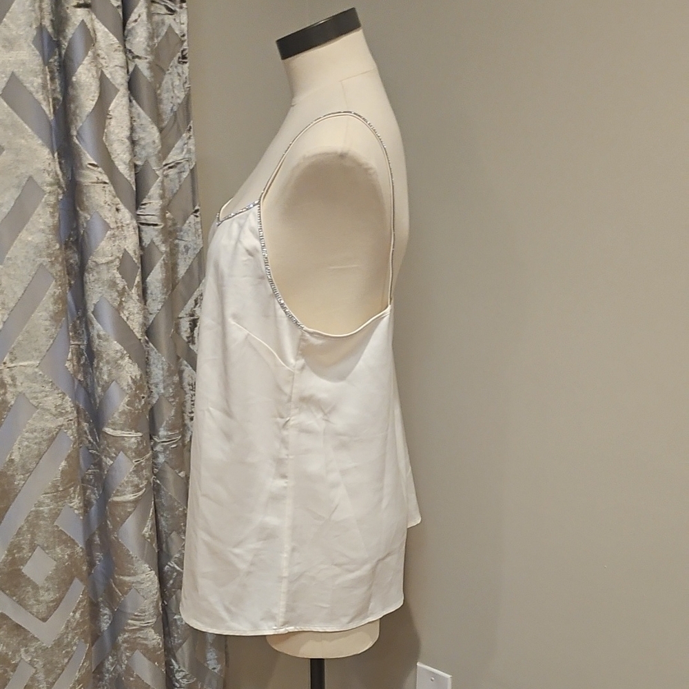 River Island White Satin Chemise - Picture 3 of 5